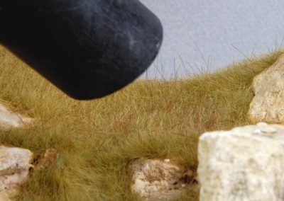 L'aspirateur va nous servir maintenant à retirer des touffes ou zones complètes, ce qui va avoir pour effet d'aérer les zones herbeuses comme en réalité.