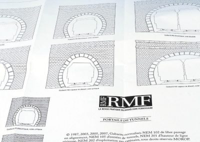 2-La planche 16 pages à télécharger, côté portails de tunnels