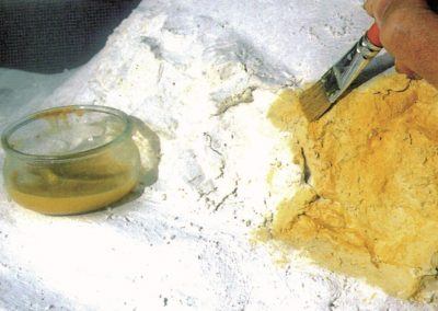 31 - Décoration de la roche en calcaire dur de Bourgogne