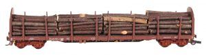 Wagon de transport de bois
